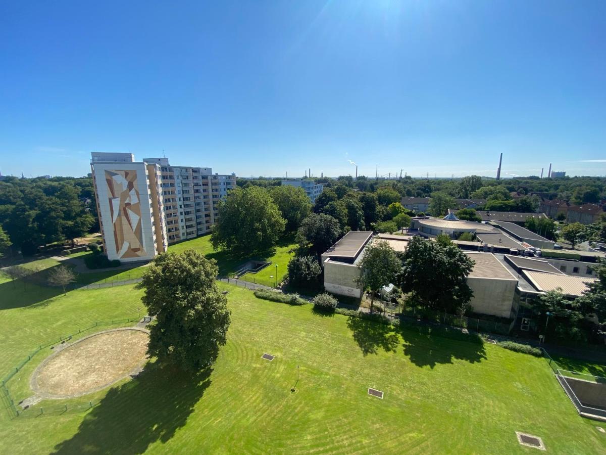 Duisburg Von Oben 3,5 Zimmer 8.Og Frisch Saniert Dış mekan fotoğraf